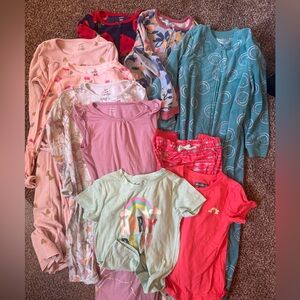 Cozy Girls Pajama lot | carters size 8